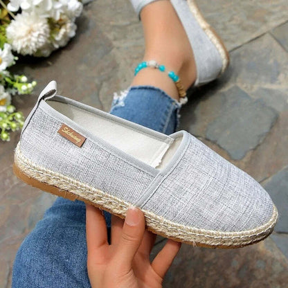 Espadrille en toile femme - 38 / Silver