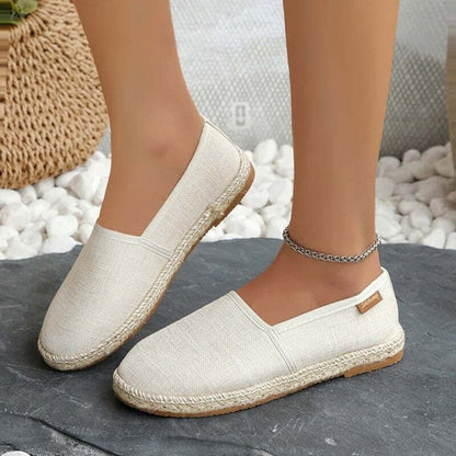 Espadrille en toile femme - 36 / Blanc