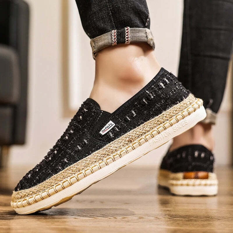 Espadrilles pour homme en toile - 40 / RoyalBlue