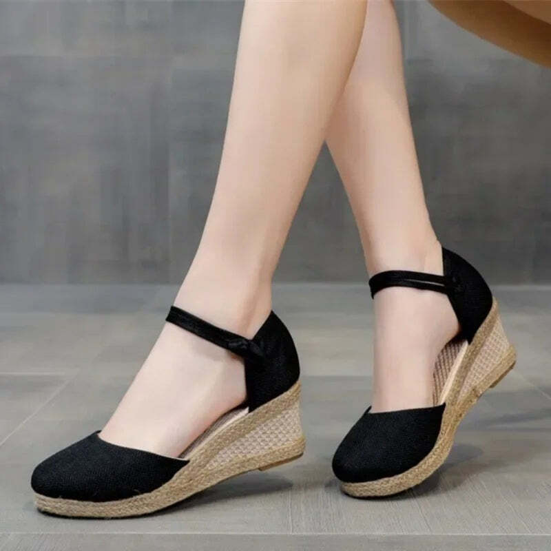 Espadrille femme chic de soirée - 35 / Wheat