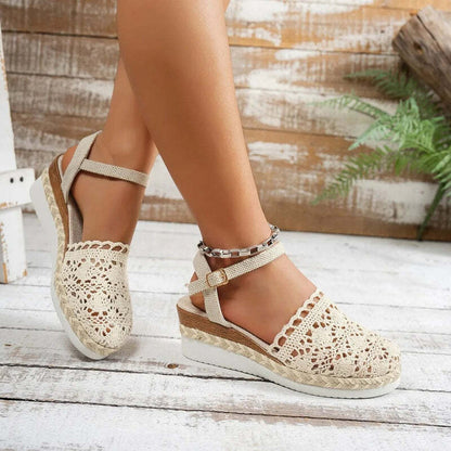 Espadrille femme dentelle - 37 / Blanc