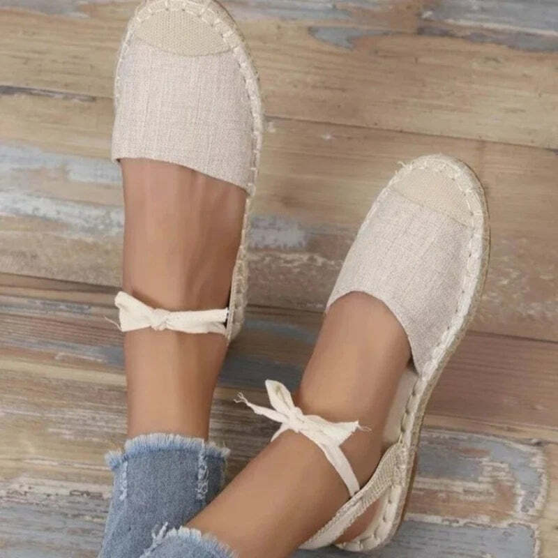 Espadrille femme lacet cheville - 37 / Silver