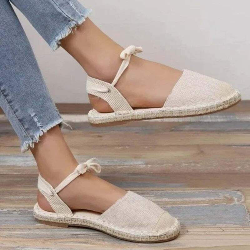 Espadrille femme lacet cheville - 39 / Silver
