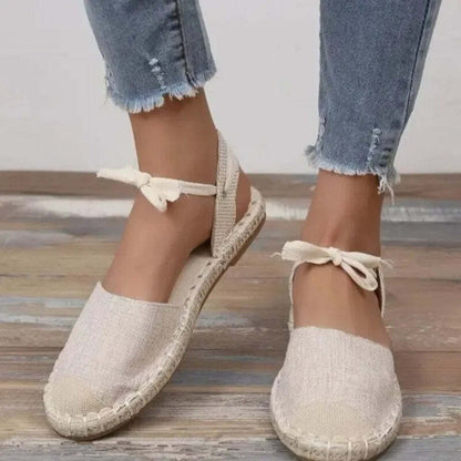 Espadrille femme lacet cheville - 41 / Silver