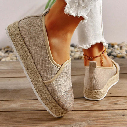 Espadrille femme tendance - 41 / Wheat