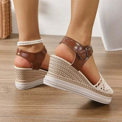 Espadrille haute femme - 40 / Wheat