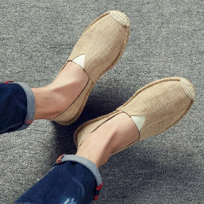 Espadrilles imitation françaises pour homme - 40 / Chocolate