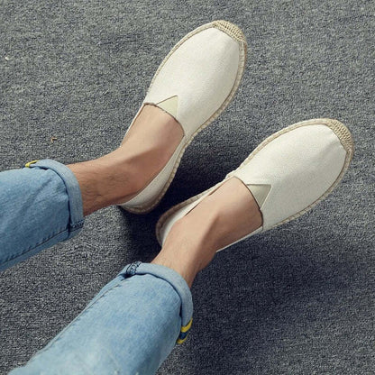 Espadrilles imitation françaises pour homme - 40 / Blanc