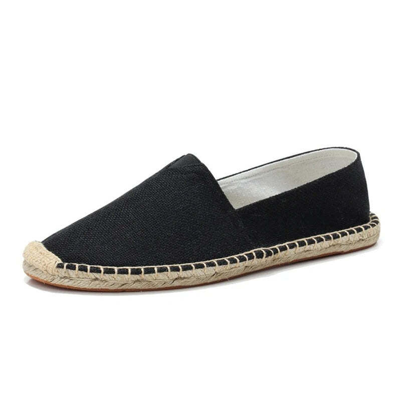 Espadrilles imitation françaises pour homme - 41 / Wheat