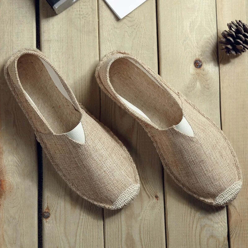 Espadrilles imitation françaises pour homme - 39 / Chocolate