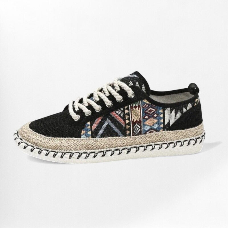 Espadrilles élégantes pour homme – finition luxe - 38 / Black