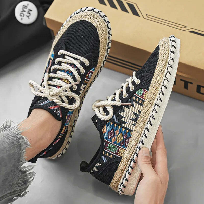 Espadrilles élégantes pour homme – finition luxe - 36 / Blanc