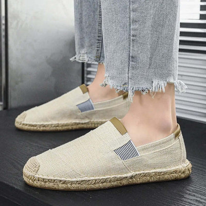 Espadrilles noires pour homme - 40 / Wheat