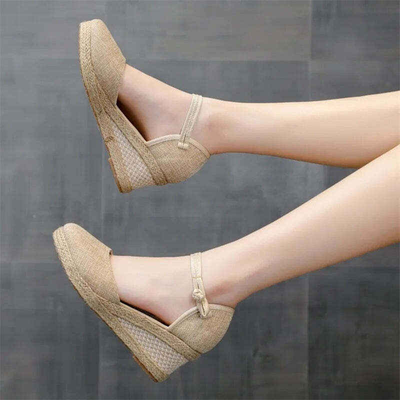 Espadrille type sandale femme - 36 / Black
