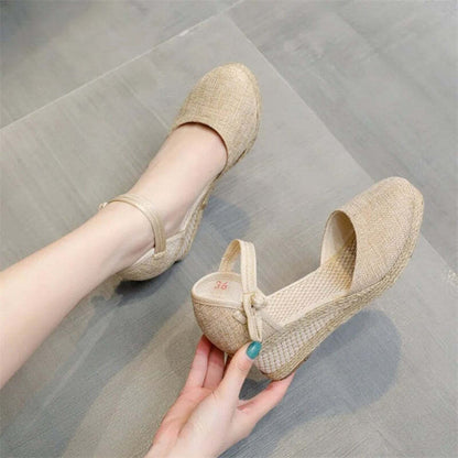 Espadrille type sandale femme - 38 / Black