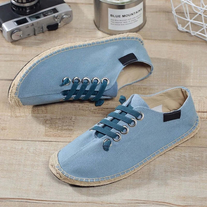 Espadrilles pour homme avec lacets