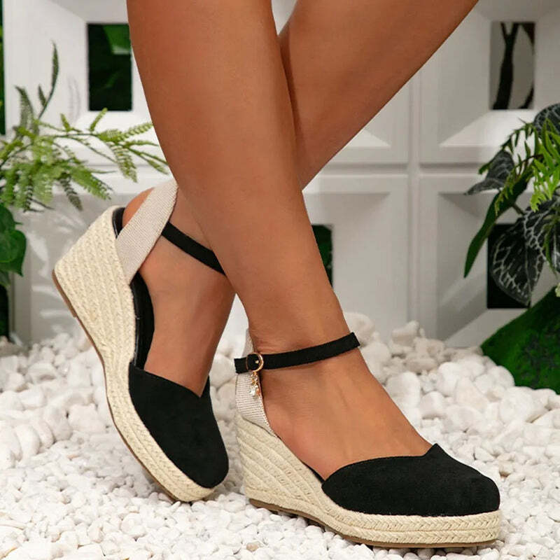 Espadrilles fermées femme - 35 / Black