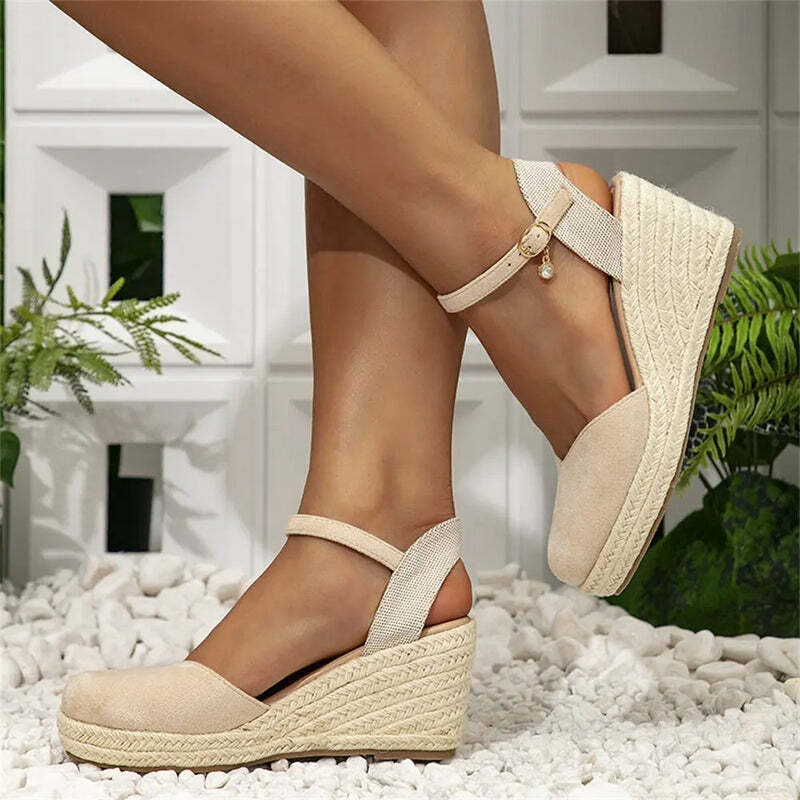 Espadrilles fermées femme - 36 / DarkKhaki