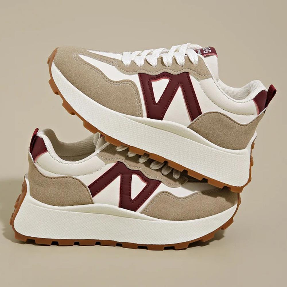 Grosses baskets pour femmes - Argent / 38