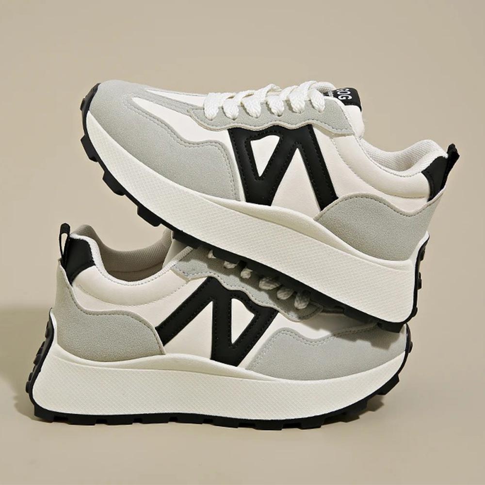 Grosses baskets pour femmes - Argent / 37