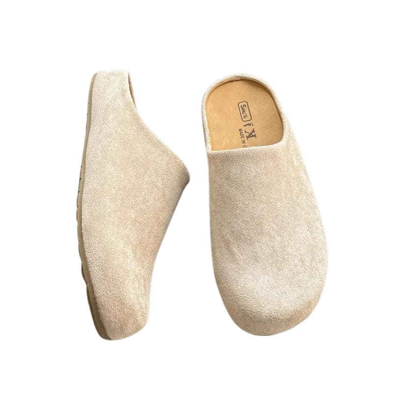 Jolis Sabots Cuir Femme - 35 / Blanc