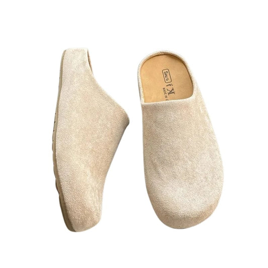Jolis Sabots Cuir Femme - 35 / Blanc