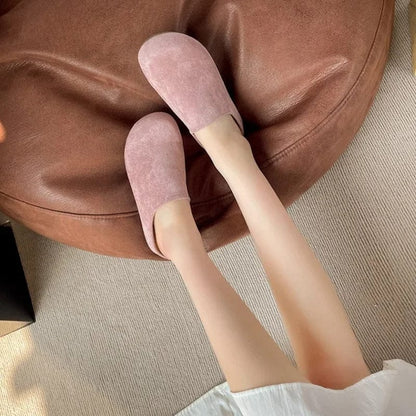 Jolis Sabots Cuir Femme - 36 / Rose
