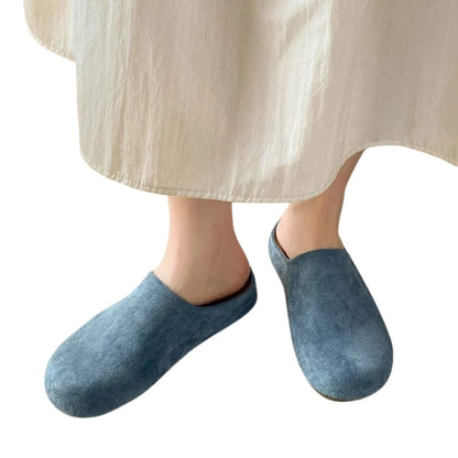 Jolis Sabots Cuir Femme - 36 / Bleu