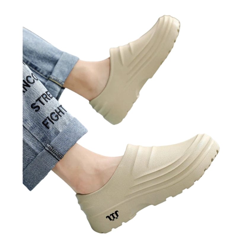 Jolis Sabots Rétros Femme - Beige / 40