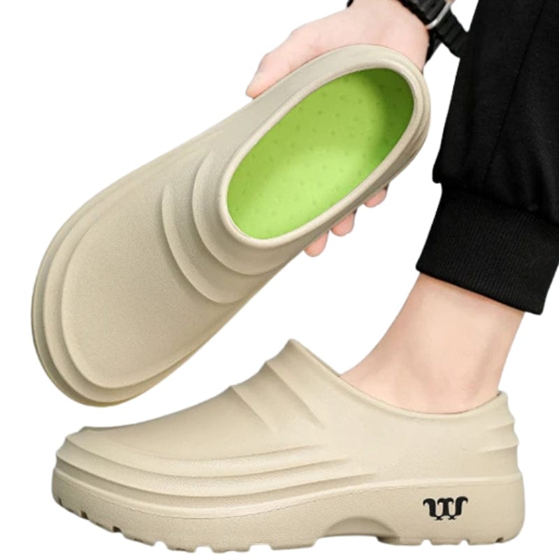 Jolis Sabots Rétros Femme - Beige / 37