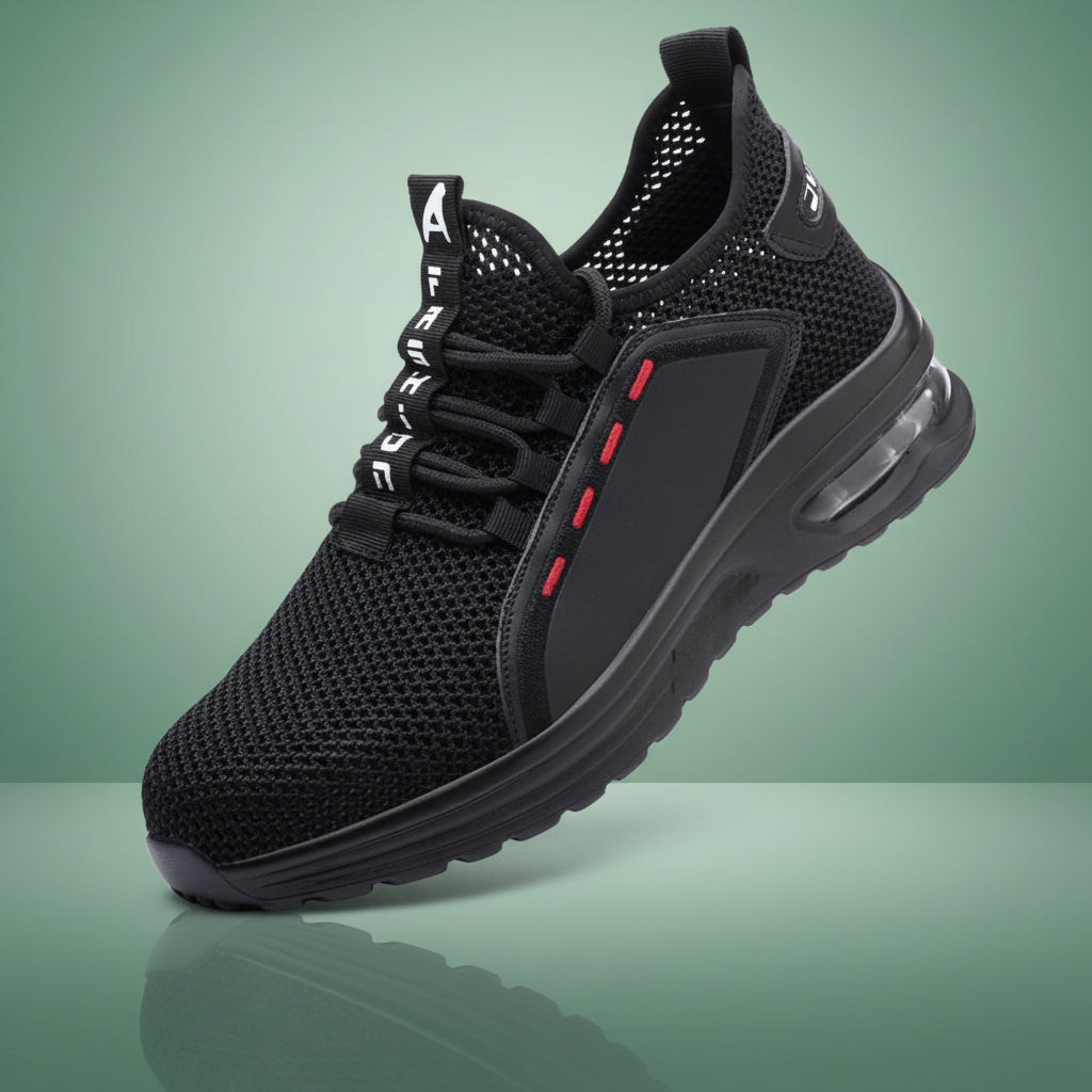 Chaussures de sécurité à coussin d'air pour hommes - Protec Confort Orthopédique