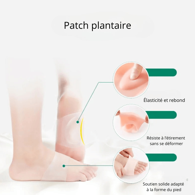Lot De 4 Pièces Orthopédiques En Silicone Pour Pieds Plats - Couleur chair (4Pcs)
