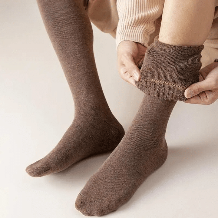 Lot De Cinq Paires De Chaussettes Orthopédiques Femme Montantes Avec Compression - Image 2