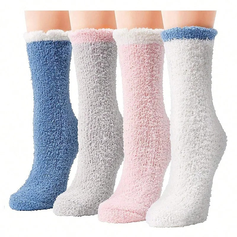Chaussons chaussettes femme - 36 / Rose