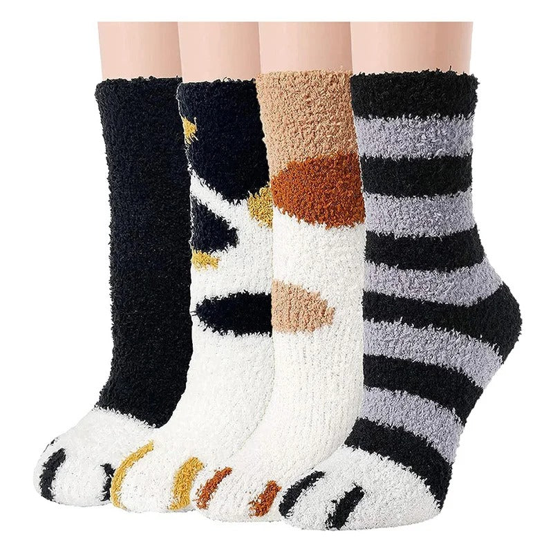 Chaussons chaussettes femme - 36 / Bleu