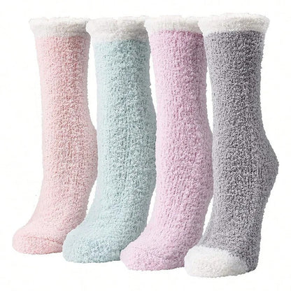 Chaussons chaussettes femme - 35 / Rose