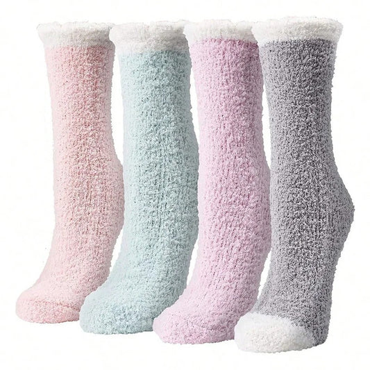Chaussons chaussettes femme - 35 / Rose