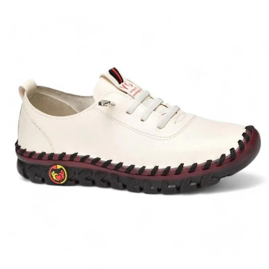 EVA - Mocassins effet cuir type basket Confort Orthopédique