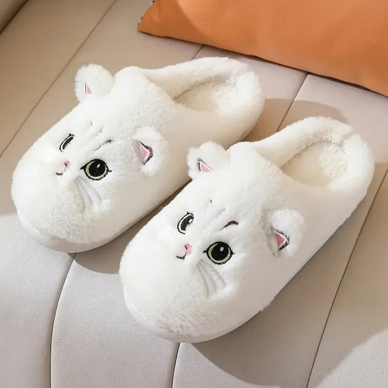 Pantoufle petit chat - 37 / Pink