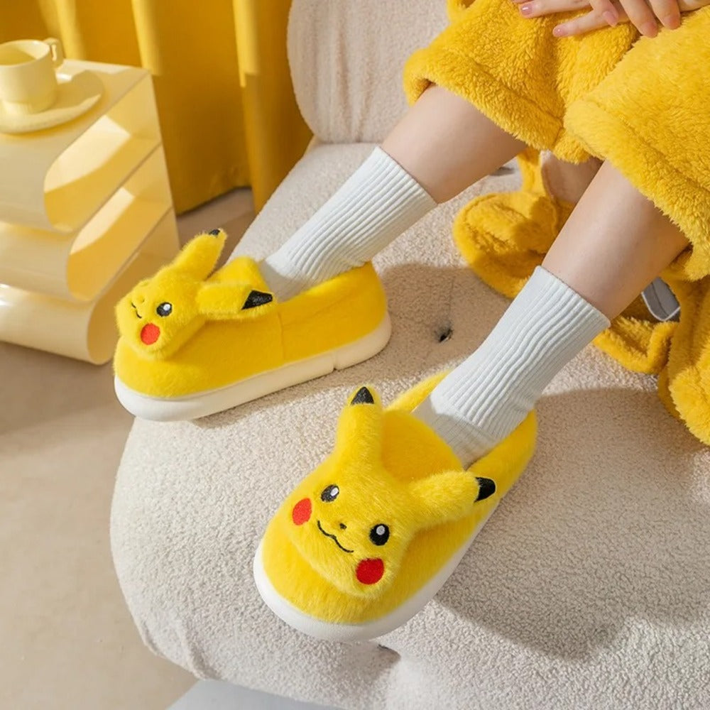 Pantoufles pikachu - 36 / Jaune