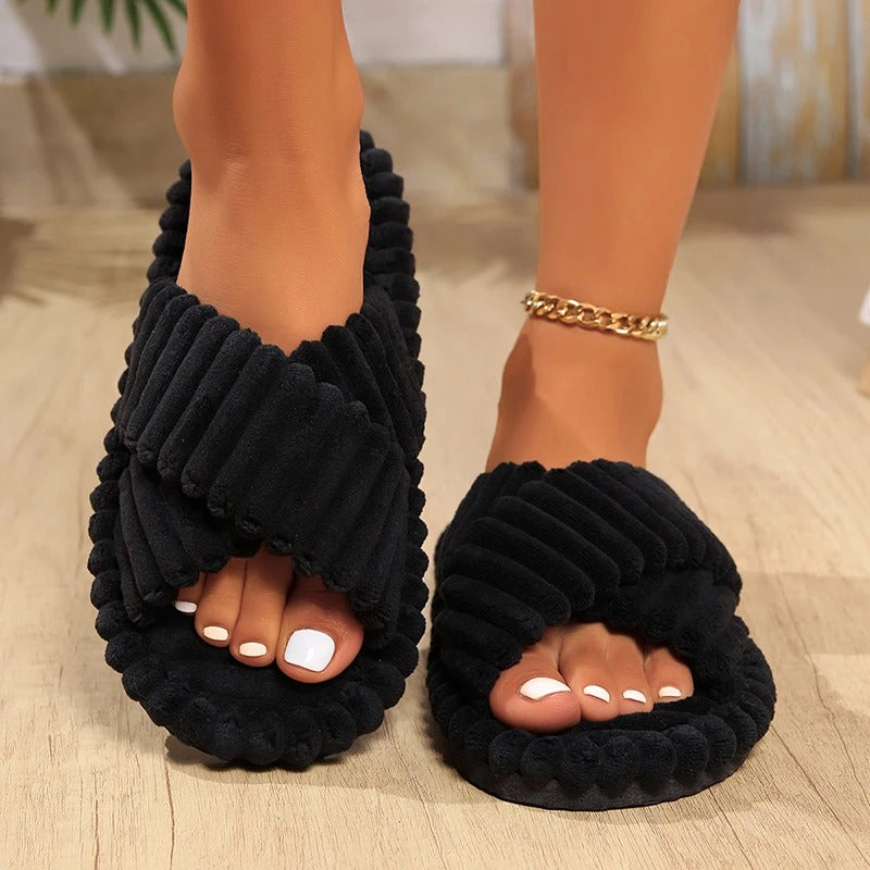 pantoufles pour les femmes aux pieds sensibles - 36 / Black