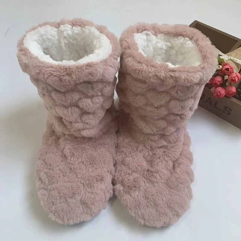 pantoufles d'hiver pour femmes - 36 / Silver