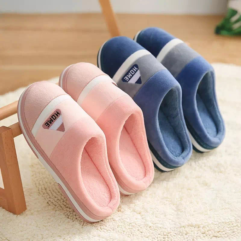 Pantoufle en coton peluche - 37 / CornflowerBlue