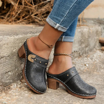 Sandale Orthopédique Élégante à Talon Compensé pour Femme - 39
