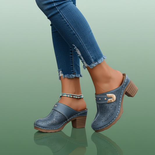 Sandale Orthopédique Femme avec Talon Compensé - 36