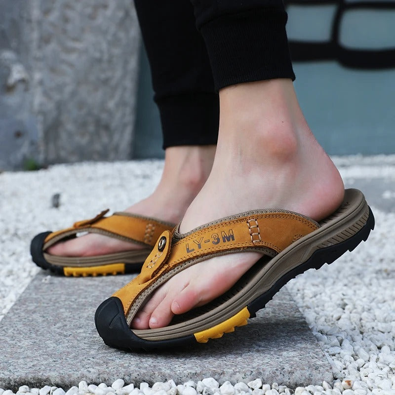 Sandale grecque homme - 38 / Sienna