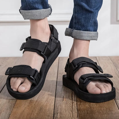 Sandales de marche pour homme été - 44 / Black