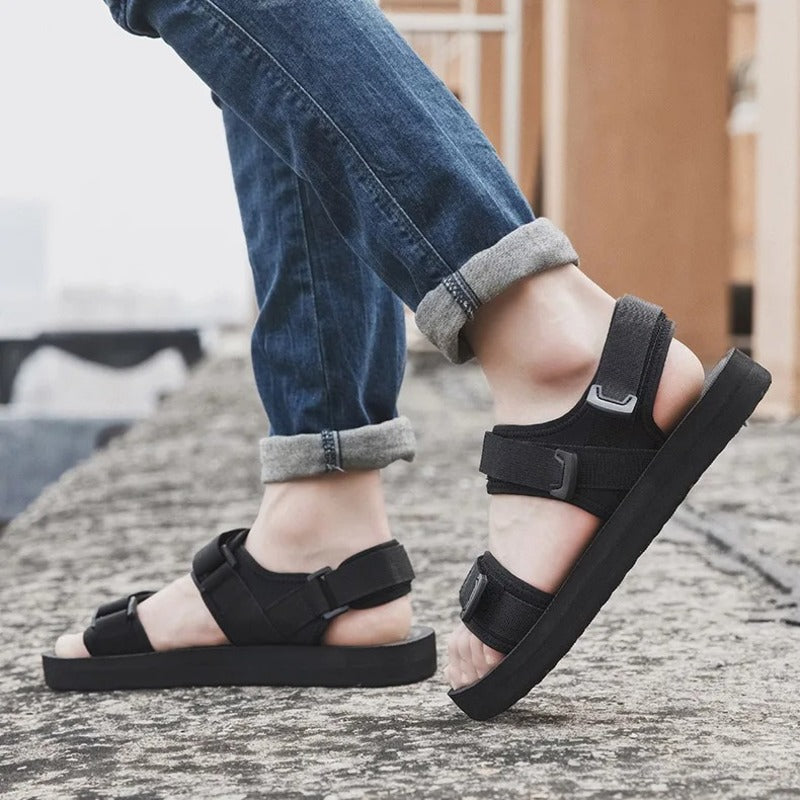 Sandales de marche pour homme été - 46 / Black