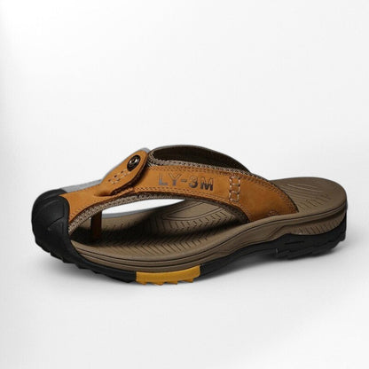 Sandale grecque homme - 39 / Chocolate