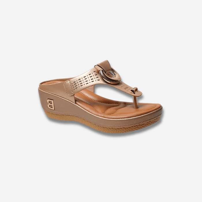SANDALES ORTHOPÉDIQUES COMPENSÉES CONFORTABLES POUR FEMME - Confort Orthopédique